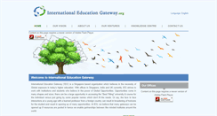 Desktop Screenshot of internationaleducationgateway.org